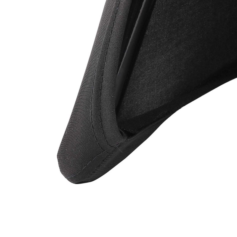 Peomeise Stretch Spandex Folding Chair Cover for Wedding Party Dining Banquet Event (Black,6pcs) - Image 4